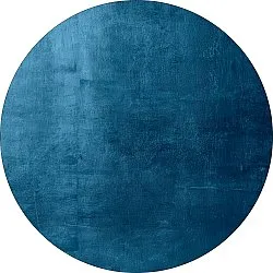 Tapis rond - Artena (bleu foncé)