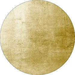 Tapis rond - Artena (or foncé)