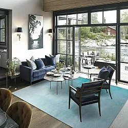Tapis Wilton - Artena (bleu clair)