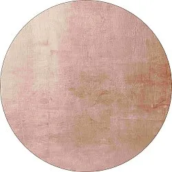 Tapis rond - Artena (rose)