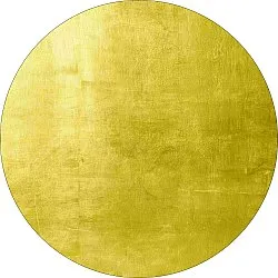 Tapis rond - Artena (jaune)