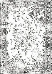 Tapis Wilton - Tulum (noir/blanc)