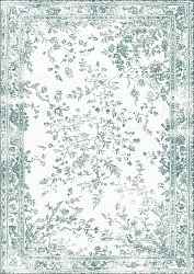 Tapis Wilton - Tulum (bleu clair/blanc)