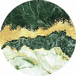 Tapis rond - Padova (vert menthe)