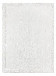 Tapis shaggy - Ebba Natural Cotton Shaggy (blanc cassé)