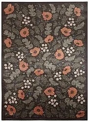 Tapis Wilton - Poppy (noir)