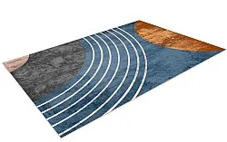 Tapis Wilton - Trixie (bleu/multicolore)