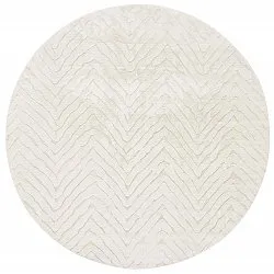 Tapis rond - Wren (blanc cassé)
