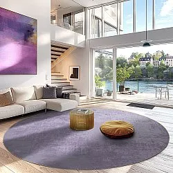 Tapis rond - Lynton (violet clair)