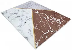 Tapis Wilton - Savino (gris/blanc/marron)