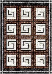 Tapis Wilton - Milos (noir/blanc)