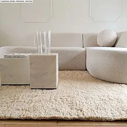 Tapis à poils longs - Kanvas (beige)