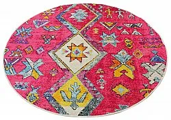Tapis rond - Misare (rose/multicolore)