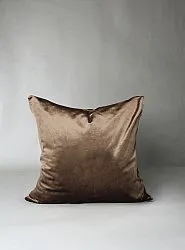 Housse de coussin Marlyn en velours (marron)