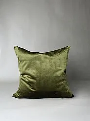 Housse de coussin Marlyn en velours (vert forêt)