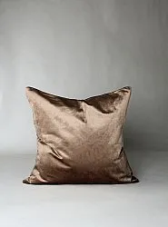 Housse de coussin Marlyn en velours (beige foncé)