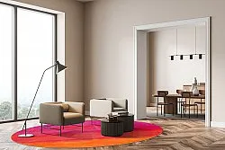 Tapis rond - Moura (multicolore)