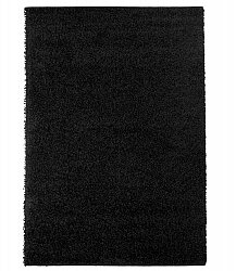 Trim tapis shaggy noir rond 60x120 cm 80x 150 cm 140x200 cm 160x230 cm 200x300 cm