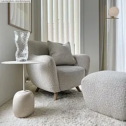 Tapis à poils longs - Kanvas (beige)