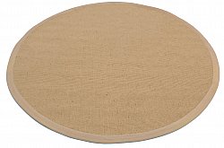 Tapis rond (sisal) - Agave (beige/ivoire)