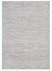 Tapis de laine - Jenim (gris/blanc)