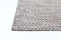 Tapis en laine - Jenim (gris/blanc)