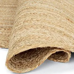 Tapis rond irrégulier en jute - San Francisco (jute)