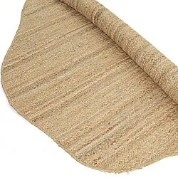 Tapis rond irrégulier en jute - San Francisco (jute)