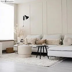 Tapis à poils longs - Orellana (beige)