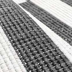 Tapis rond - Intérieur/Extérieur Otto (noir)