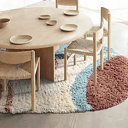 Tapis ovale - Tropea Natural Cotton Shaggy (multi)