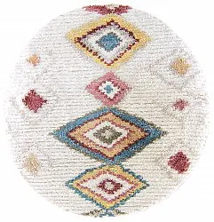 Tapis ronds - Macchia (beige/multi)