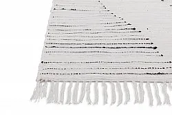 Tapis patchwork - Palani (blanc/noir)