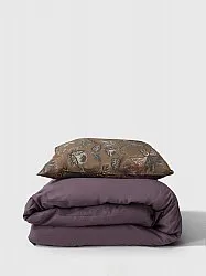 Ensemble de housse de couette - Dagny (marron)
