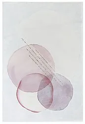 Tapis Wilton - Layon (gris/rose)