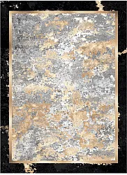 Tapis Wilton - Peri (noir/multicolore)