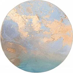 Tapis rond - Pescia (bleu/multi)