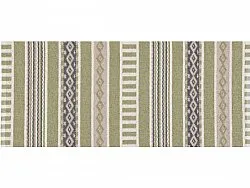 Tapis en plastique - Le tapis de Horred Linné (olive/rose)