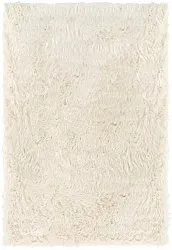 Tapis à poils longs - Pomaire (blanc cassé)