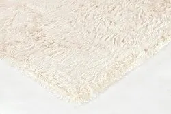 Tapis à poils longs - Pomaire (blanc cassé)