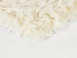 Tapis à poils longs - Pomaire (blanc cassé)
