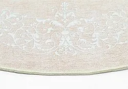 Tapis rond - Santi (beige/blanc)