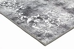 Tapis Wilton - Santi (gris foncé/blanc)
