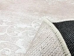 Tapis rond - Santi (beige/blanc)