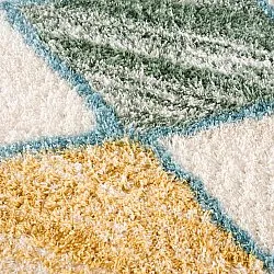 Tapis à poils longs - Merzouga (jaune)