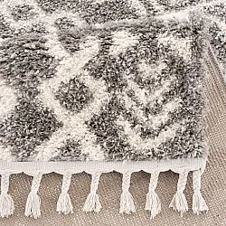 Tapis à poils longs - Loja (gris)