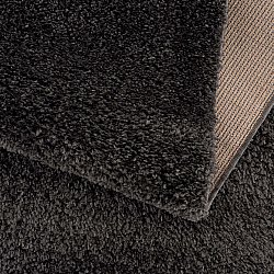 Tapis shaggy - Cudillero (noir/anthracite)