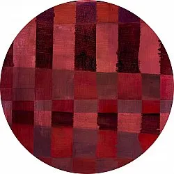 Tapis rond - Samadet (rouge)