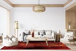 Tapis Wilton - Wells (rouge)