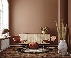 Tapis rond - Livada (marron/multicolore)